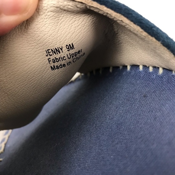 BOTKIER Blue Jenny Slide On Sandal Espadrille Size 9 - Picture 11 of 14